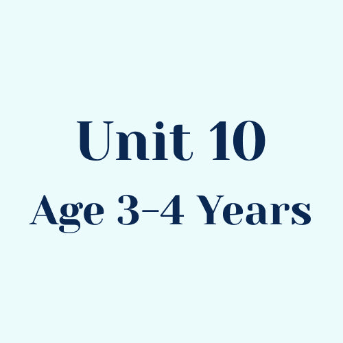 Unit 10 w/o SEL Library Age 3-4 Years
