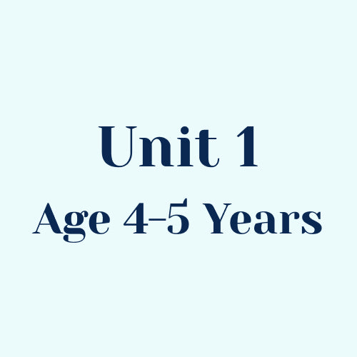 Unit 1 w/o SEL Library Age 4-5 Years