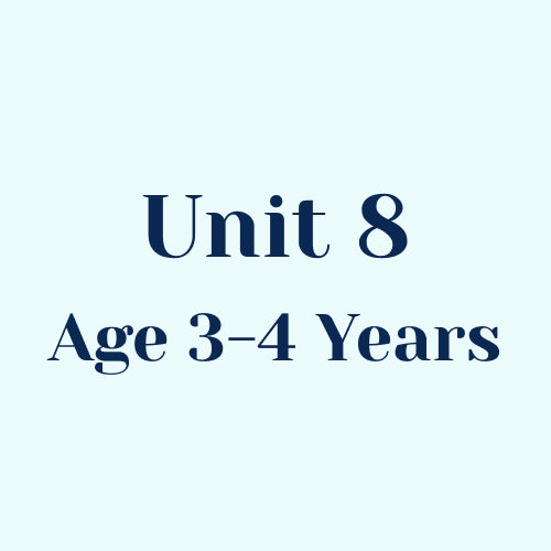 Unit 8 w/o SEL Library Age 3-4 Years