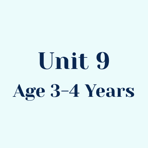 Unit 9 w/o SEL Library Age 3-4 Years