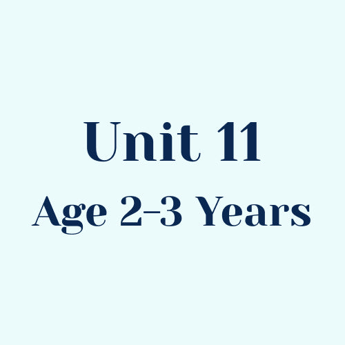 Unit 11 w/o SEL Library Age 2-3 Years