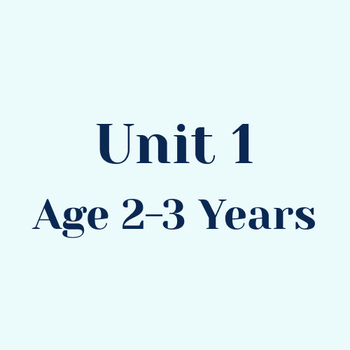 Unit 1 w/o SEL Library Age 2-3 Years