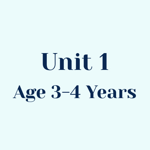 Unit 1 w/o SEL Library Age 3-4 Years