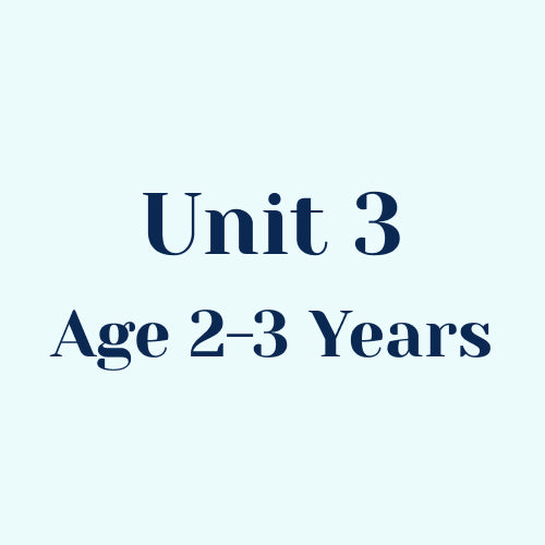 Unit 3 w/o SEL Library Age 2-3 Years