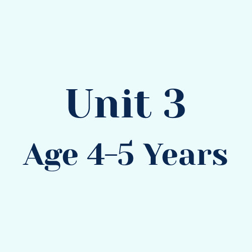 Unit 3 w/o SEL Library Age 4-5 Years