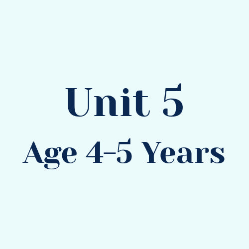 Unit 5 w/o SEL Library Age 4-5 Years