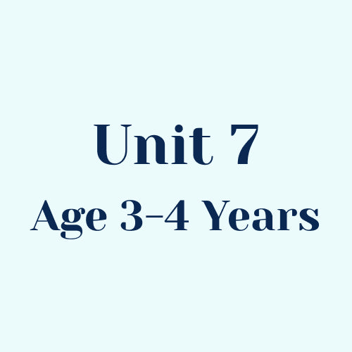 Unit 7 w/o SEL Library Age 3-4 Years